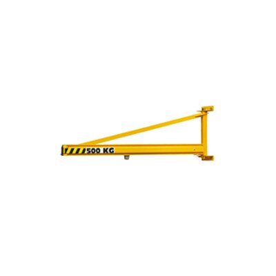 Wall jib crane, overbraced, hollow section, 180 PMTC