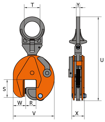 Pewag VUW VEUW SVUW drawing