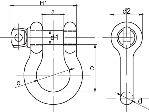 Bow Shackle POWERTEX PBSP measurements