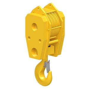Standard Reeve Crane Blocks 4 sheaves