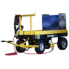 SafetyBull equipped with Job box, Material rack and Side bars.