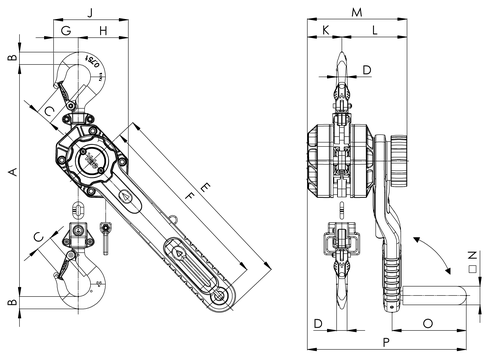 YaleErgo 0.75t drawing