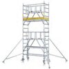 S-PLUS mobile scaffold tower with stabilisers, single platform width Z600